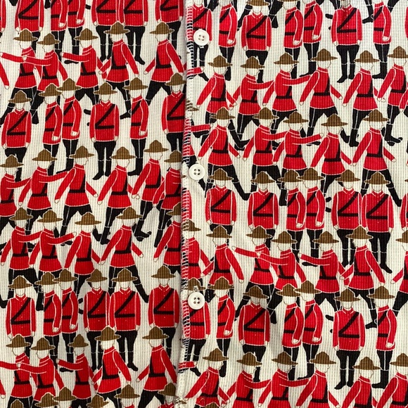 Arborist RCMP Mounties 1 Piece Pajamas Onesie Sleeper by Drake General S… - Picture 6 of 6